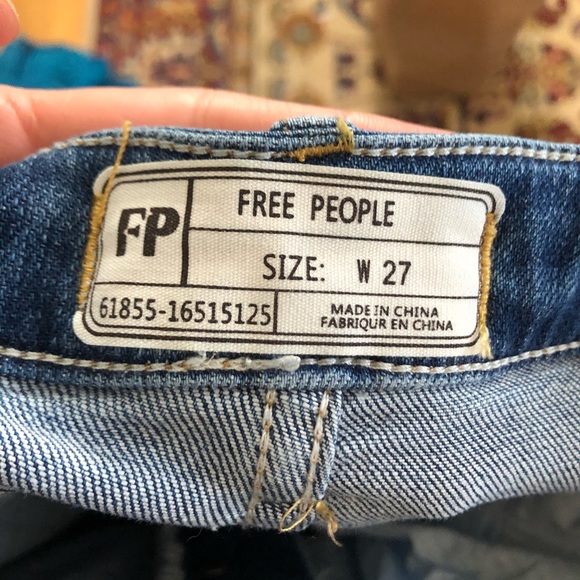 Free People Wales Wide Leg High Rise Jeans - Picture 6 of 9